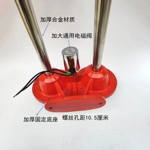 2023新款貨車12v24v超響電控汽笛喇叭高音防水金屬雙管通用型鳴笛