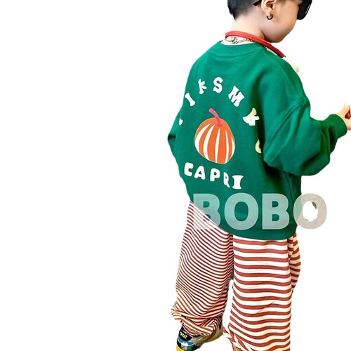 Children's Sweatshirt Trend Brand 2024 Spring and Autumn New Men's Coat Middle Child Fashion Winter Outfit Children's Streetwear Top