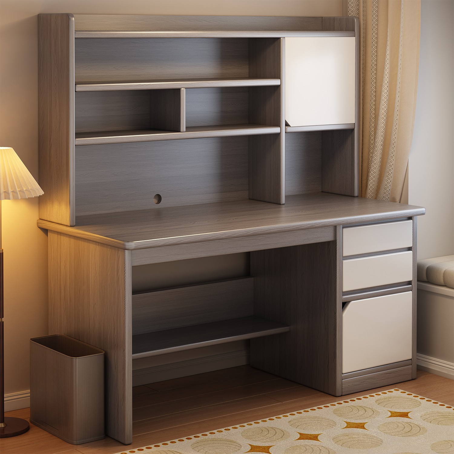 Escritorio de escritorio estante de estudiantes en casa escritorio de escritorio escritorio de estudiantes de secundaria 2025 nuevo escritorio de estudio