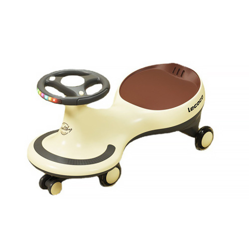 lecoco Leka twist car 1-3 years old baby yoyo car universal wheel Niuniu car anti-rollover children's twist car
