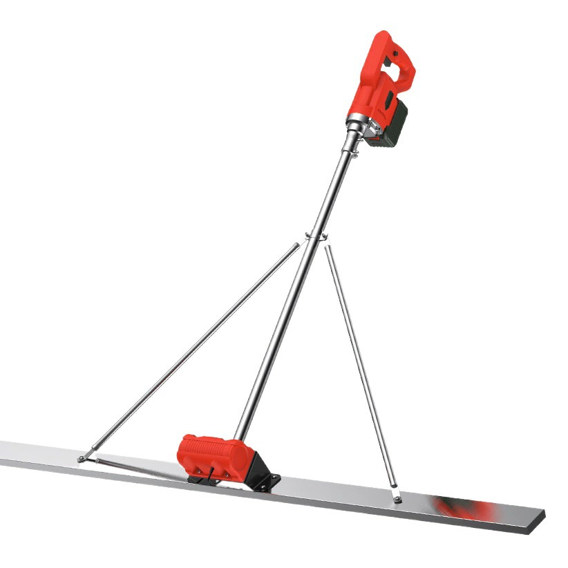 Электрическая бетонная соскабливание плоская линейка утолщение из нержавеющей стали выравниватель плоскостности большой емкости литиевая электрическая вибрационная Выравнивающая линейка оптом