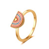 Brand fashionable cream small design ring