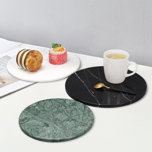 Marble bathroom sink round tray ins light luxury cosmetics jewelry bathroom storage display ornaments