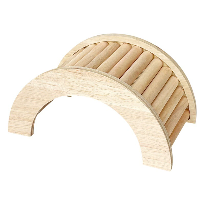 Оптовая Продажа с фабрики Амазонка хомяк игрушка клетка интерьер ландшафтный дизайн аксессуары морская свинка Шиншилла деревянная лестница Арка мост