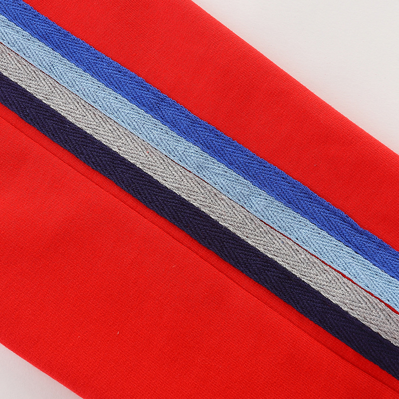 Aostabetty primavera y otoño pantalones para niños Pantalones deportivos de moda para niños de estilo europeo y americano a rayas bolsa abierta pantalones para niños