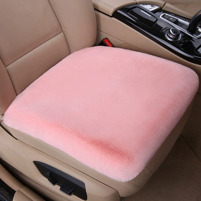 of Ready-Made Thickened Rabbit Fur Car — Seat cushion, seat cover