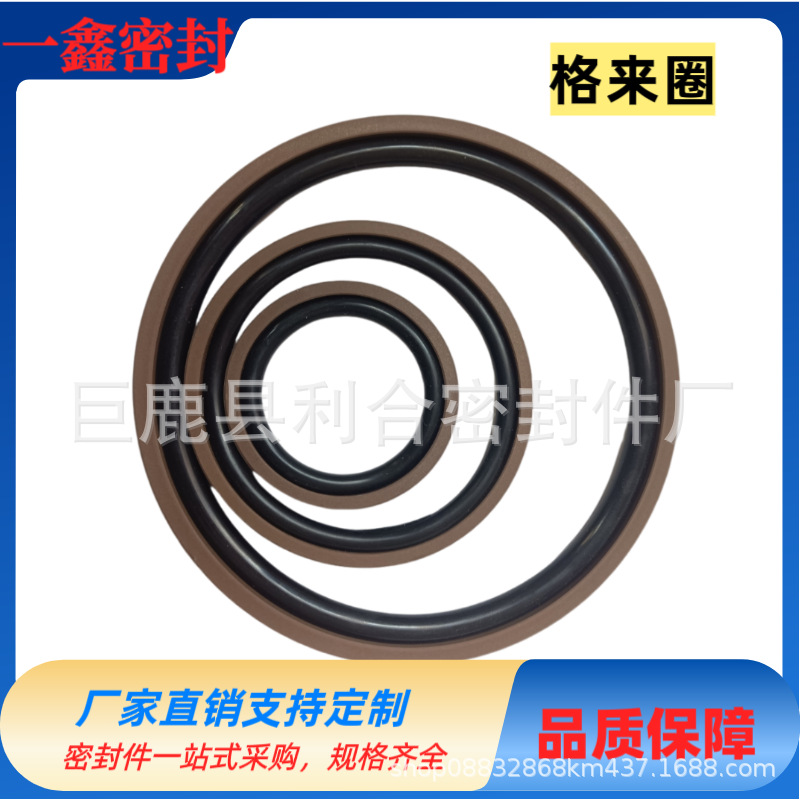 供应GSJ斯特封 孔用格莱圈  旋转格莱圈 液压缸四氟密封圈