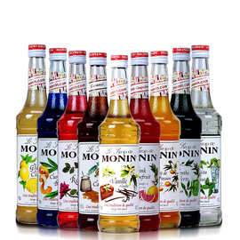 莫林MONIN风味糖浆玻璃瓶700ml鸡尾酒调酒糖浆果汁饮料烘焙原料调
