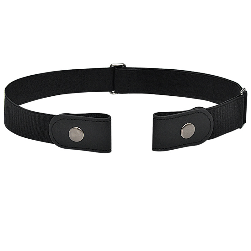 Onzichtbare elastische tailleband zonder gesp voor dames en heren, verstelbare elastische tailleband voor jeans en broeken, comfortabel ontwerp zonder uitstulpingen._voghion.com