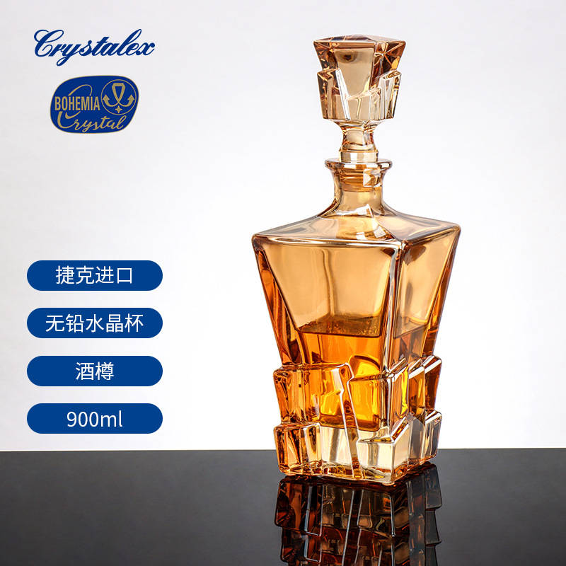 Botella de vino Checo Lexus decanter whisky botella de vodka sin plomo botella de whisky taza de vino