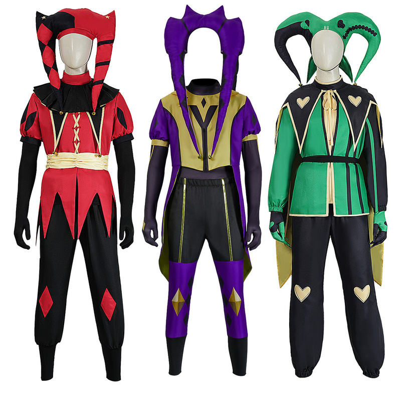 Halloween costume, freak circus cosplay outfit, scary clown uniform set, game character performance costume, cross-border Halloween costume, freak circus cosplay outfit, scary clown uniform set, game character performance costume, cross-border