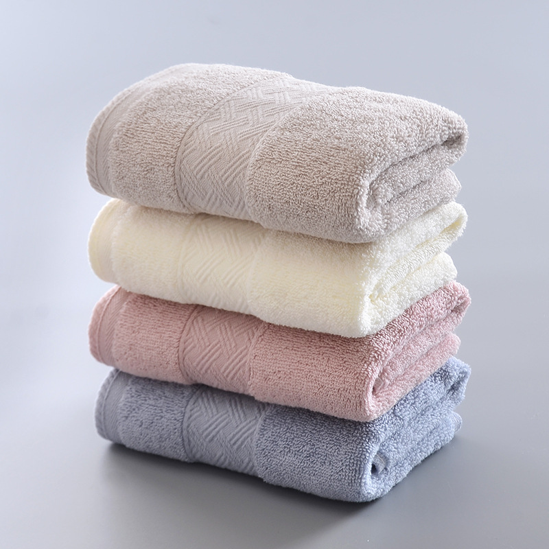 Langstapeliges Baumwollhandtuch, reine Baumwolle, dick, für Erwachsene, weich und saugfähig, geeignet zum Gesichtwaschen, Geschenkidee_voghion.com