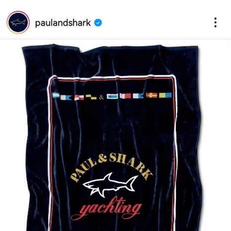 Foreign Trade Wholesale Inventory Last Order Live Supply Group Purchase~Paul&Shark Dark Blue Bath Towel Beach Towel MS