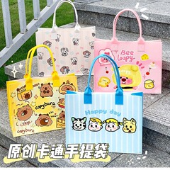 オリジナル漫画フェルトバッグ大容量ファッション手提げ袋レディーストートバッグ通勤バッグハンドバッグシンプルハンドバッグ