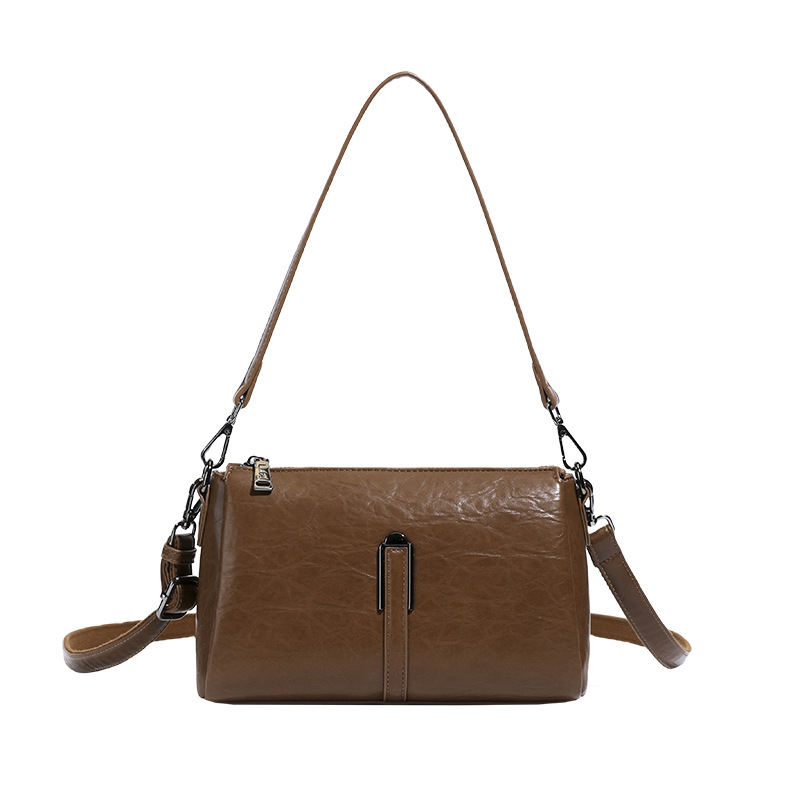 Bolsa de almohada portátil transfronteriza retro bolso de braza para mujeres otoño y invierno 2025 nueva moda bolso de hombro bolso de viaje