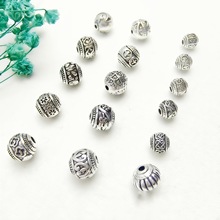 藏银合金逆鳞灯笼隔珠 diy手饰串珠佛珠饰品配件手串项链配饰批发