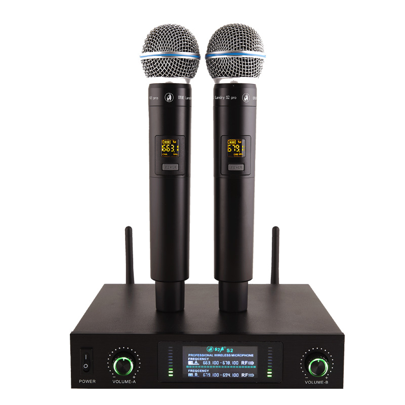 幻声S2pro无线麦B58专业版升级一拖二无线麦克风直播主播唱歌话筒