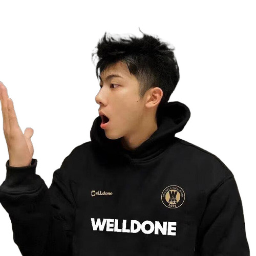 Men's Hooded Sweater for Autumn and Winter — Instagram-style, Loose Fit, Trendy Brand, with All-Match Letter Print Coats