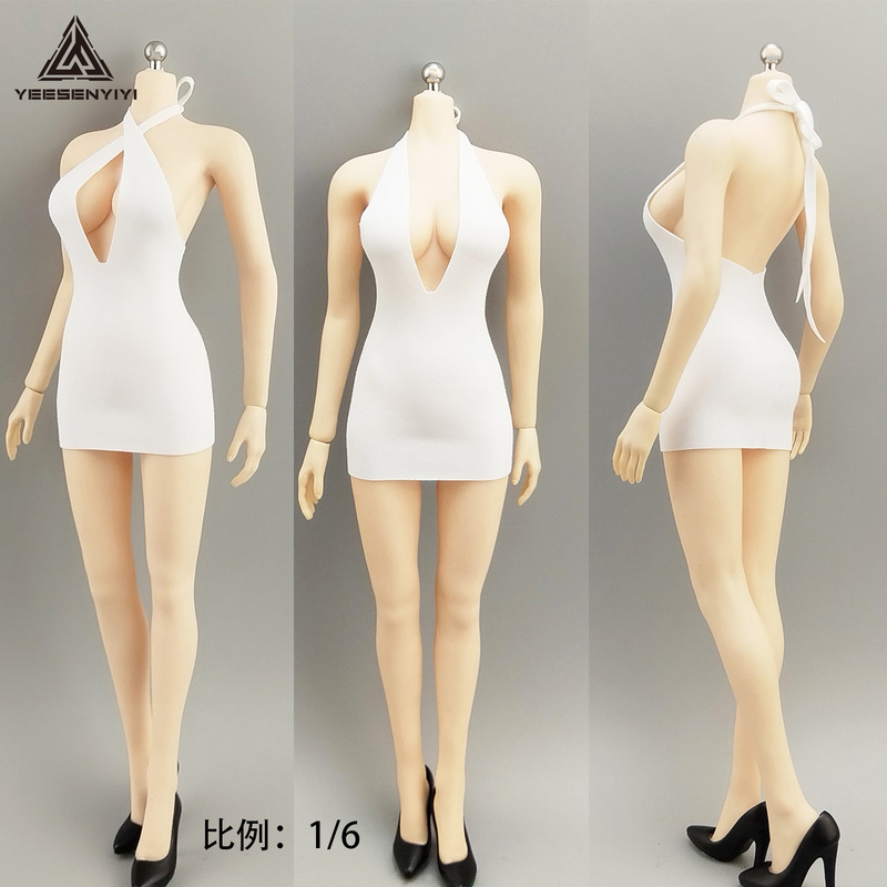 1/6 High-Elastic Strap Short Skirt Non-Dye 6-Point Bjd Doll Clothes 12inch Soldier Outfit Suitable for Tbl At210