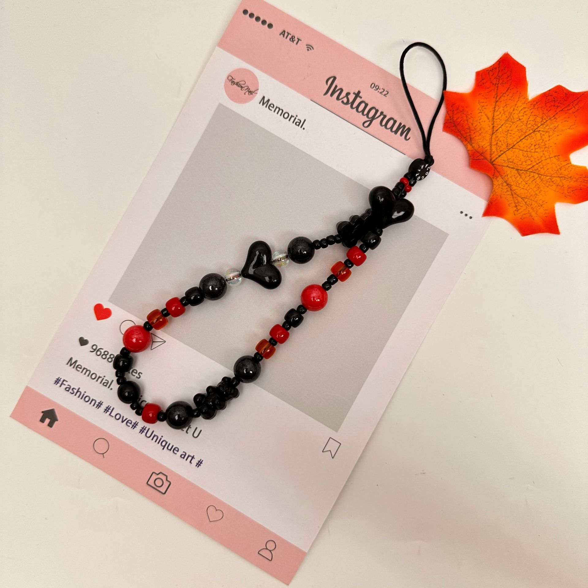 Moda simple amor serie de nubes de cadena de teléfono móvil bolso de cadena de teléfono móvil bolso de llavero colgante corto nicho diseño