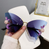 Geometric fashionable trend sunglasses, European style, graduation party