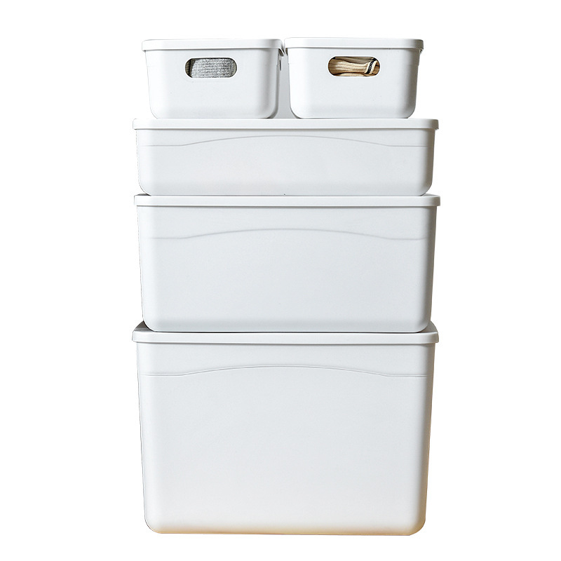 日本式のプラスチックの収納箱のデスクトップのごみの収納かごの化粧品の収納かごの台所の浴室の収納箱の下着の箱|undefined