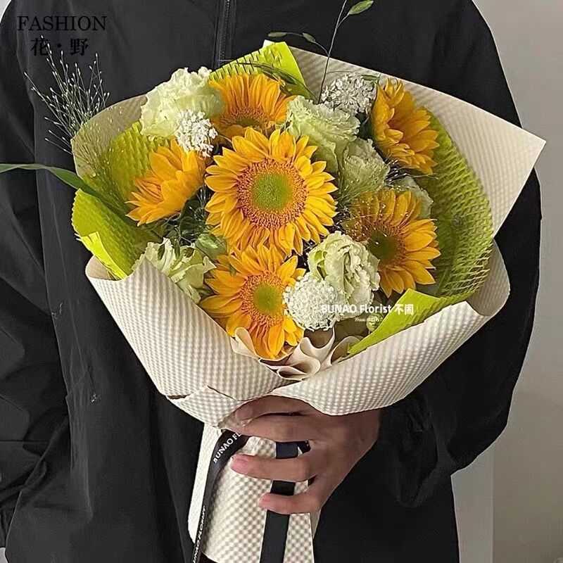 生花包装紙立体芸術エンボス防水包花紙花芸クラフト紙装飾プレゼント包装卸売り|undefined