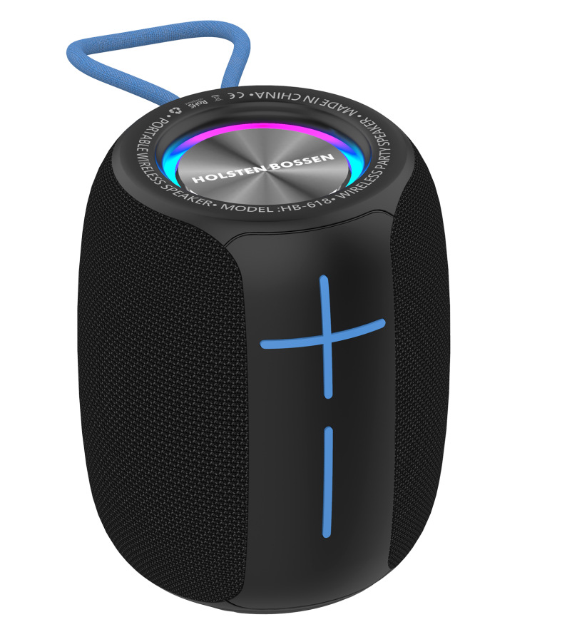 HOPESTARH66 Altavoz Bluetooth pequeño, subwoofer portátil impermeable para exteriores, altavoz pequeño con sonido estéreo