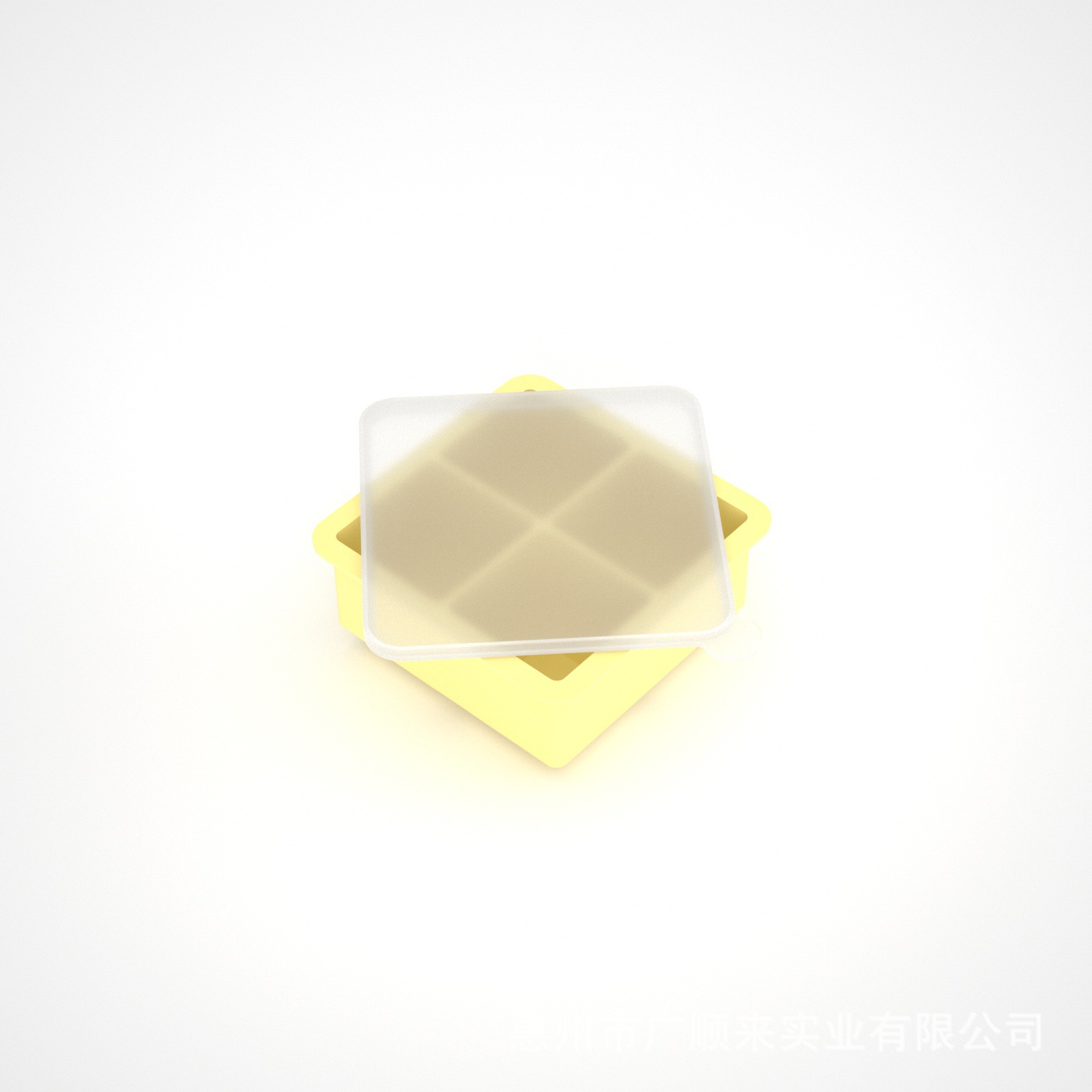 Yellow platinum organic silicone mold, increased thickness