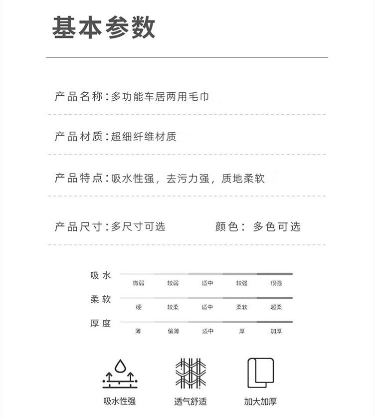 厂家批发理发店美容院专用毛巾加厚吸水美容美发超细纤维毛巾方巾详情5