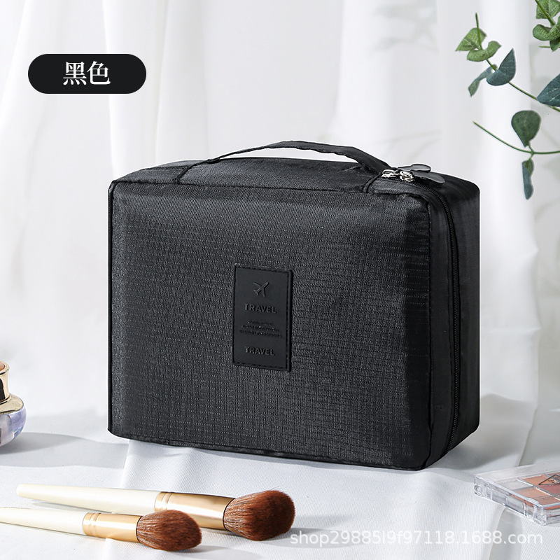 Gran capacidad de segunda generación nueva bolsa de lavado coreana bolsa de maquillaje bolsa de almacenamiento portátil multifuncional bolsa cuadrada bolsa de almacenamiento