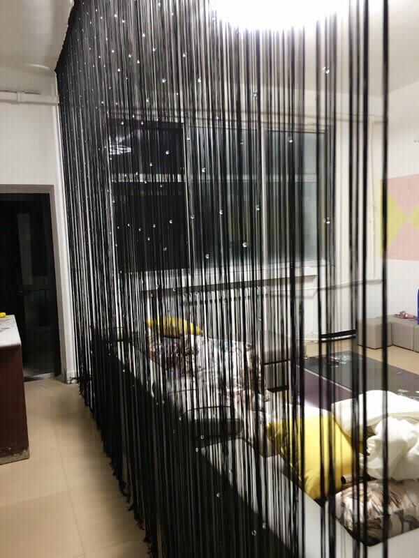 Hanging Curtain Partition Door Curtain Line Curtain Crystal Tassel Bead Curtain Room Decoration Curtain Living Room Beauty Salon Finished Curtain