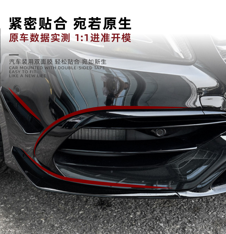 Suitable for Mercedes-Benz A-Class W176 A200 A260 A45 2016-2018 Wind Blade Grille Exterior Modification Accessories