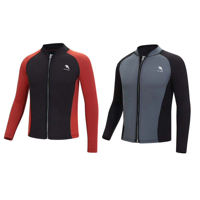 2mm Diving Suit Men's Long-Sleeved Wetsuit Cold-Proof Warm Snorkeling Suit Surfing Suit R022 Free Diving Ocean 2mm Diving Suit Men's Long-Sleeved Wetsuit Cold-Proof Warm Snorkeling Suit Surfing Suit R022 Free Diving Ocean
