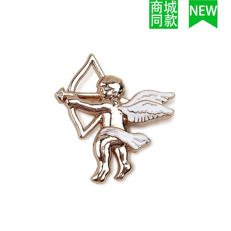 クロスボーダー卸売新しいクロックスアクセサリー靴バックル金属レターチェーン適応クロス靴花 DIY アクセサリー|undefined
