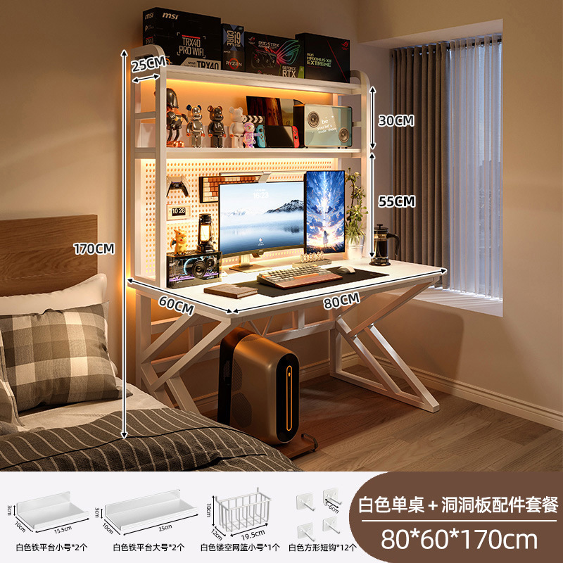 Escritorio de escritorio dormitorio casa mesa de deportes electrónicos escritorio de escritorio escritorio de computadora escritorio de oficina agujero tablero de juego conjunto de mesa y silla