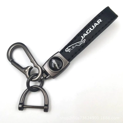 Leather Keychain Pendant Gift | Other Automotive Exterior Supplies - jaguar-matt-gunmetal-lambskin-hanging-clock