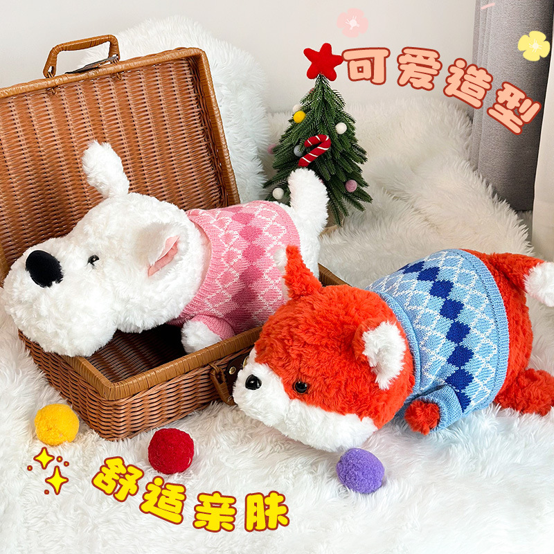 Nuevo bufandas de Navidad muñecas de peluche muñecas de peluche mercado nocturno muñecas para niños dormir almohada regalos al por mayor