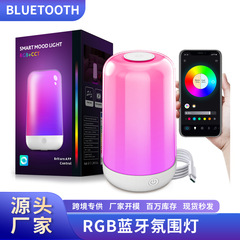 メーカーbluetoothタッチ知能小夜灯携帯7彩雰囲気灯ベッドスタンドUSB創意クロスボーダー私型
