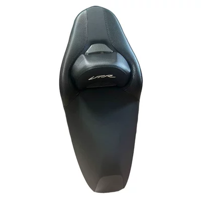 Uhr Regular Model Leather: Motorcycle cushion - ufr150-full-body-kit-silver-lettering-black