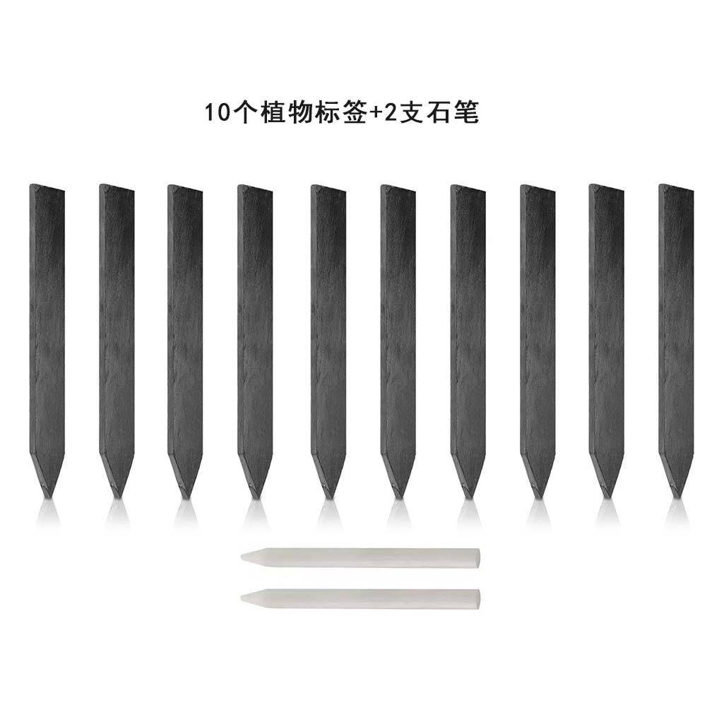 15 * 2,5 cm 10 etiquetas vegetales + 2 bolígrafos