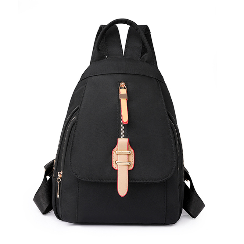 Comercio exterior al por mayor 2023 nueva mochila de nailon para mujer coreana simple mochila de viaje urbano pequeño bolso femenino