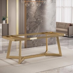 碳素鋼大板桌架餐桌大理石桌腿岩板茶桌支架辦公桌腳底座金屬台腳