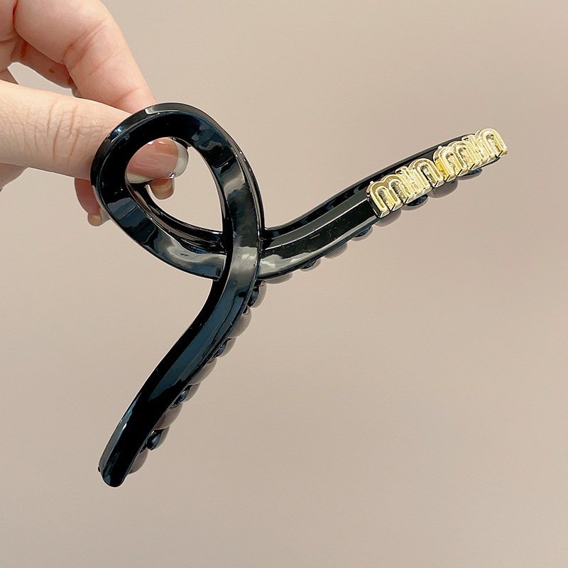 Clip de cabello de alta sensación de gran tamaño para mujeres más agarrar clip de cabello de tiburón en la parte posterior de la cabeza de los productos al por mayor