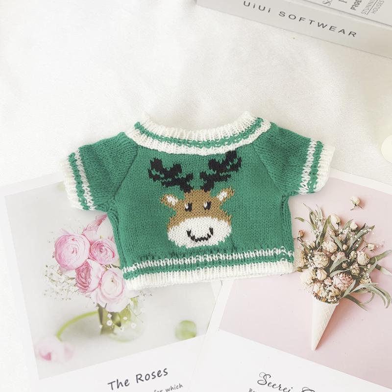 Green elk sweater