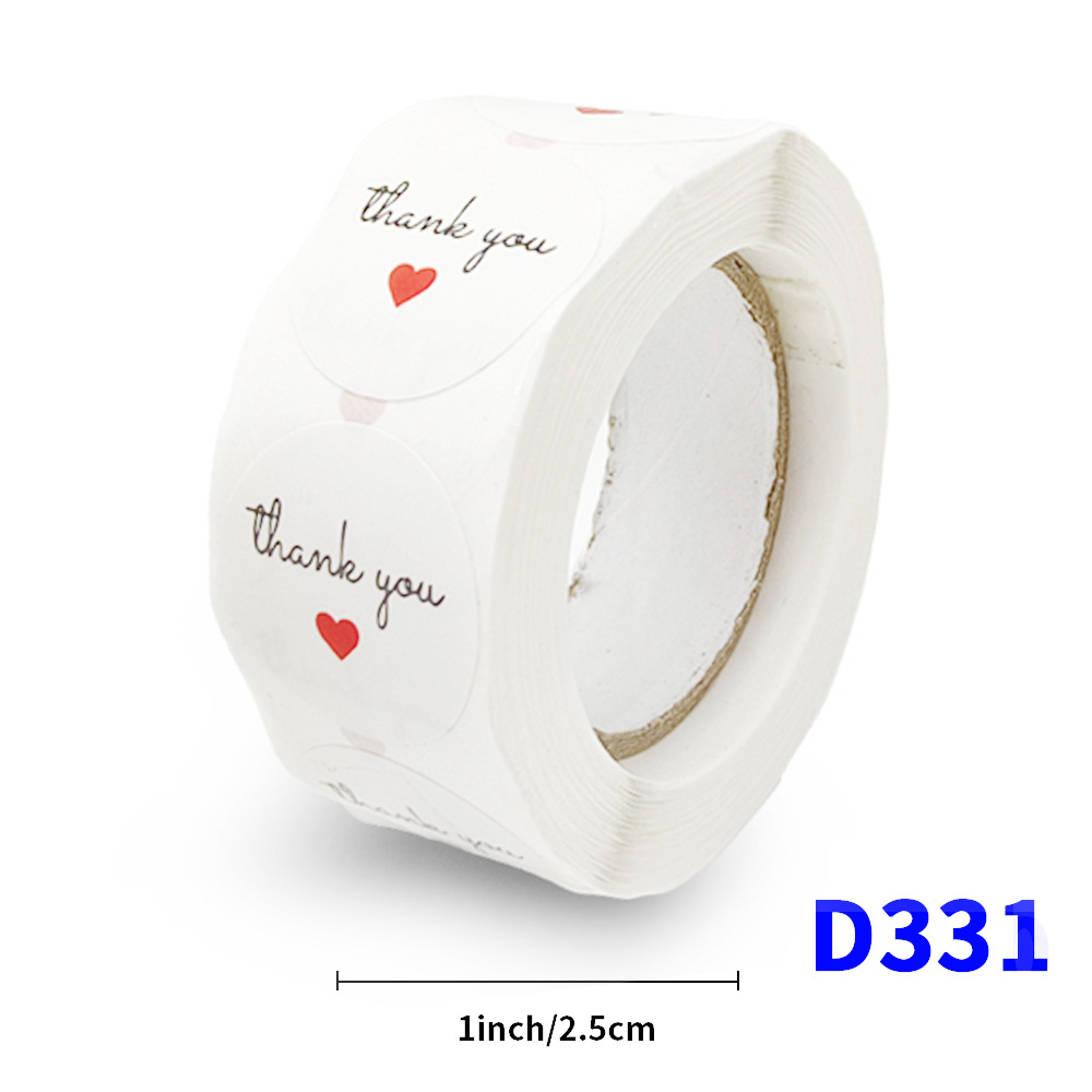 D331;2.5cm/1inch*500 스티커