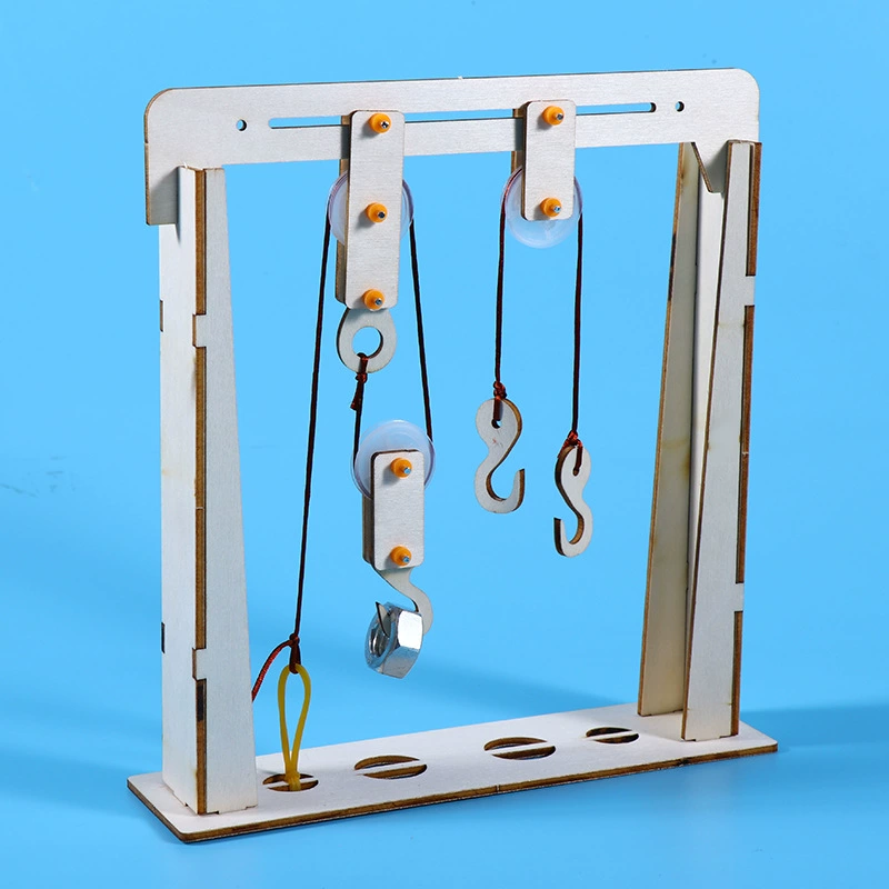 Наука и техника небольшое производство небольшие изобретения средняя школа физический шкив набор научное экспериментальное оборудование игрушечный кран ручной работы DIY