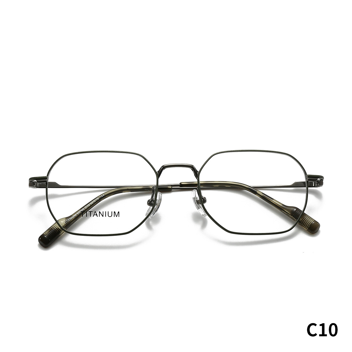 STUDIOMUKU gafas de madera cool retrógrado buen marco de gafas poligonal superligero marco de gafas minimalista