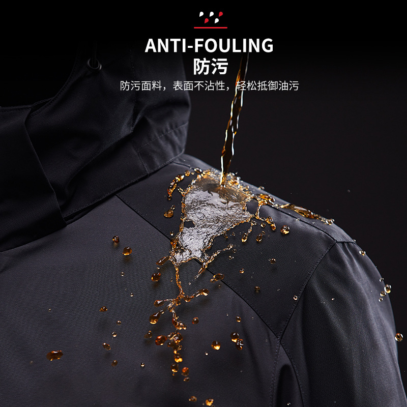 Outdoor Men and Women 3-in-1 Two-Piece Set with Fleece and Thick Removable Outerwear Warm Hiking Jacket Group Purchase