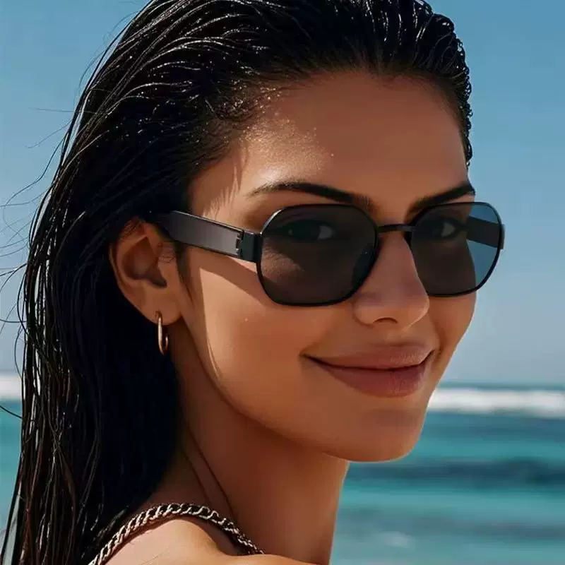 复古辣妹多边形墨镜小框宽腿防紫外线女太阳眼镜网红个性时尚眼镜